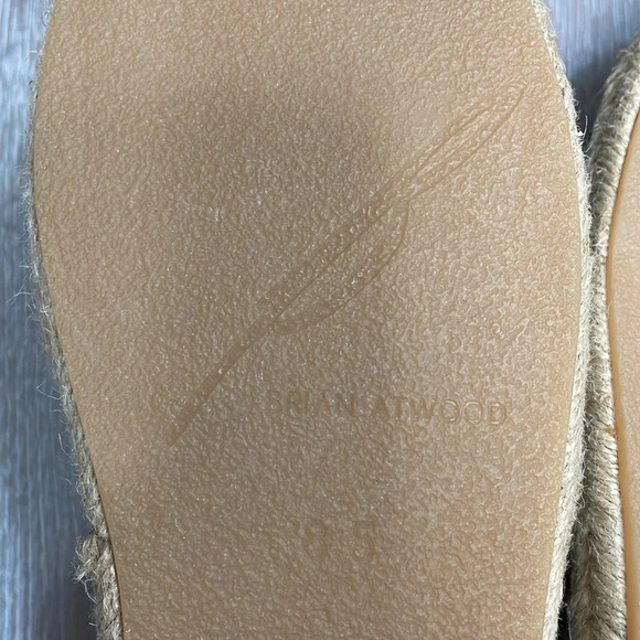 NWOT B Brian Atwood Studded Eli Black Suede Leather Espadrille Flats 8.5 - Picture 9 of 14